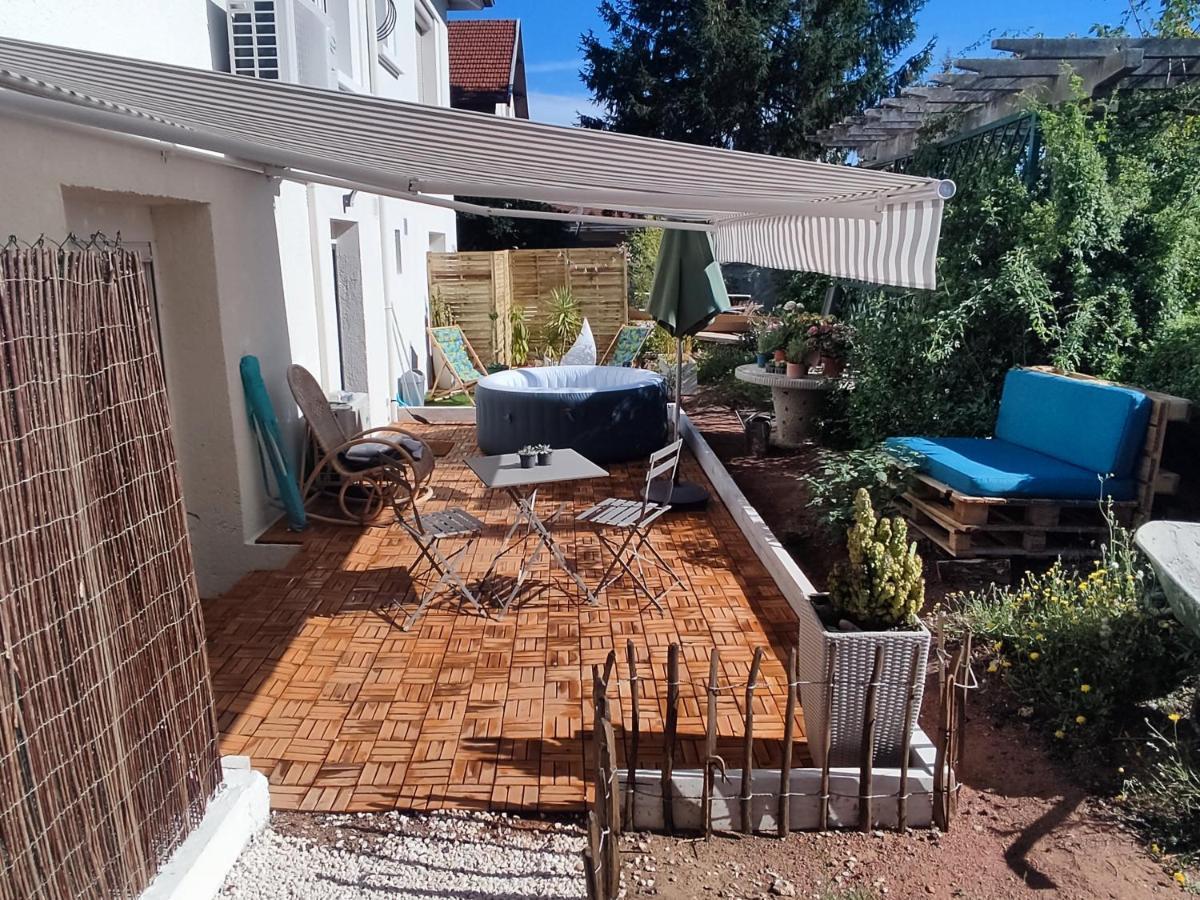 Superbe Appartement Avec Jacuzzi Avec Jardin Prive Lyon Kültér fotó