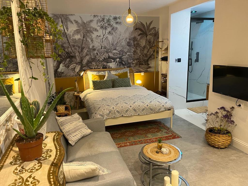 Superbe Appartement Avec Jacuzzi Avec Jardin Prive Lyon Kültér fotó