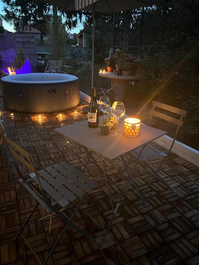 Superbe Appartement Avec Jacuzzi Avec Jardin Prive Lyon Kültér fotó