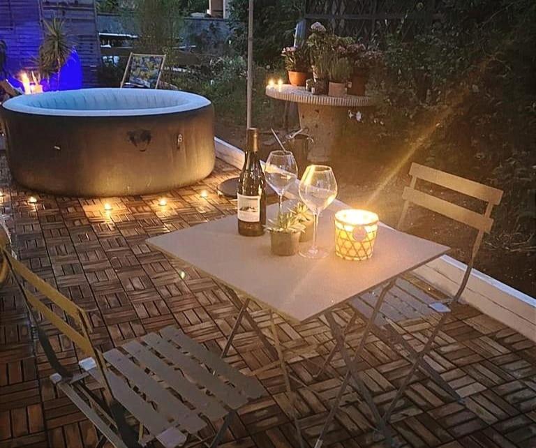 Superbe Appartement Avec Jacuzzi Avec Jardin Prive Lyon Kültér fotó